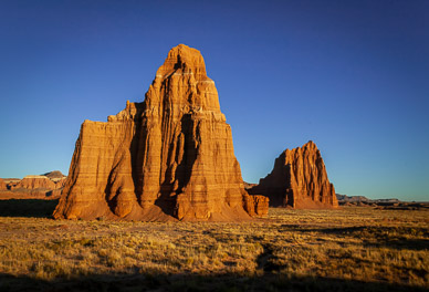 Temples of Sun & Moon, Lower Cathedral Valley, Capitol Reef