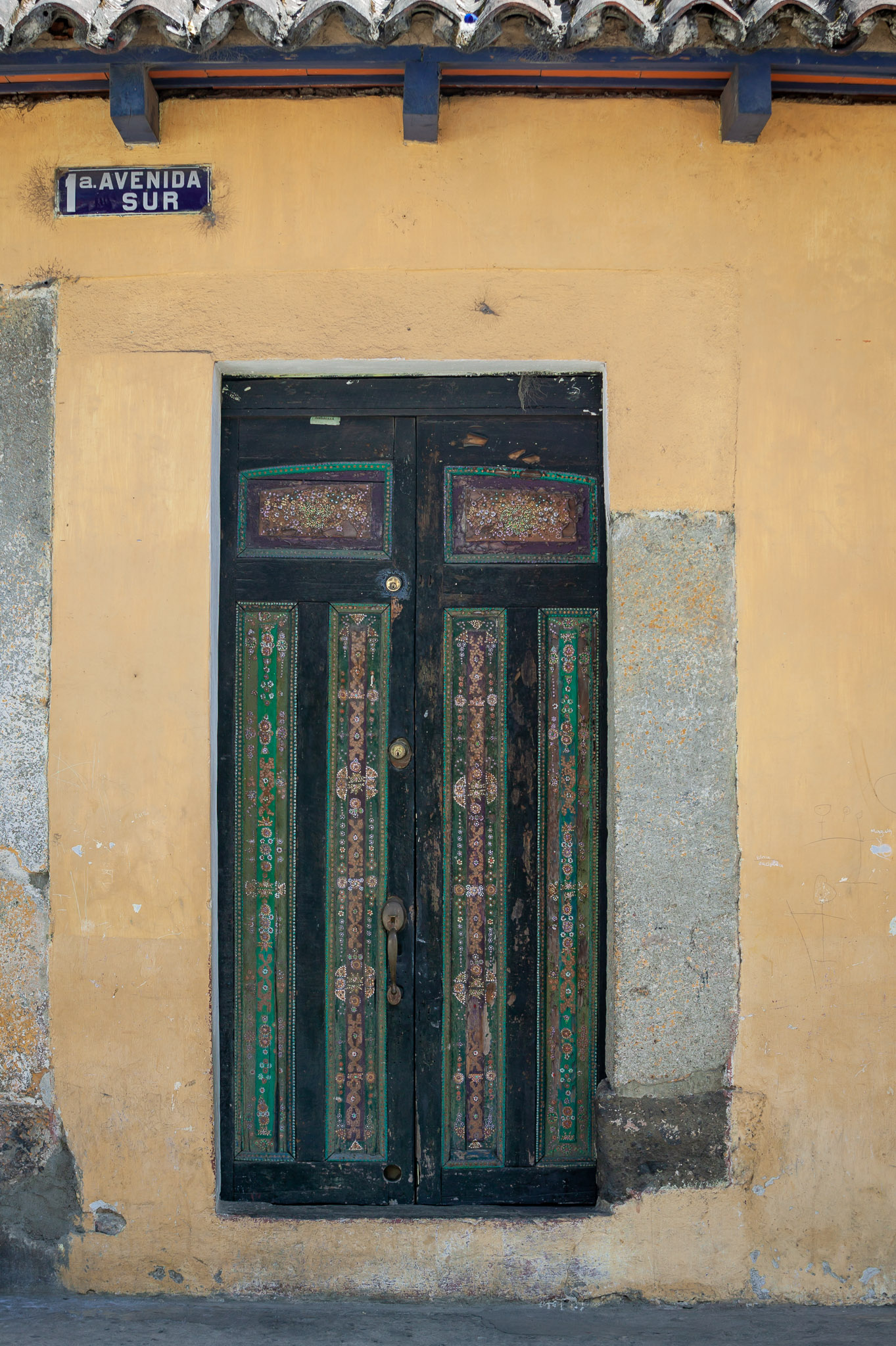 Decorated front door