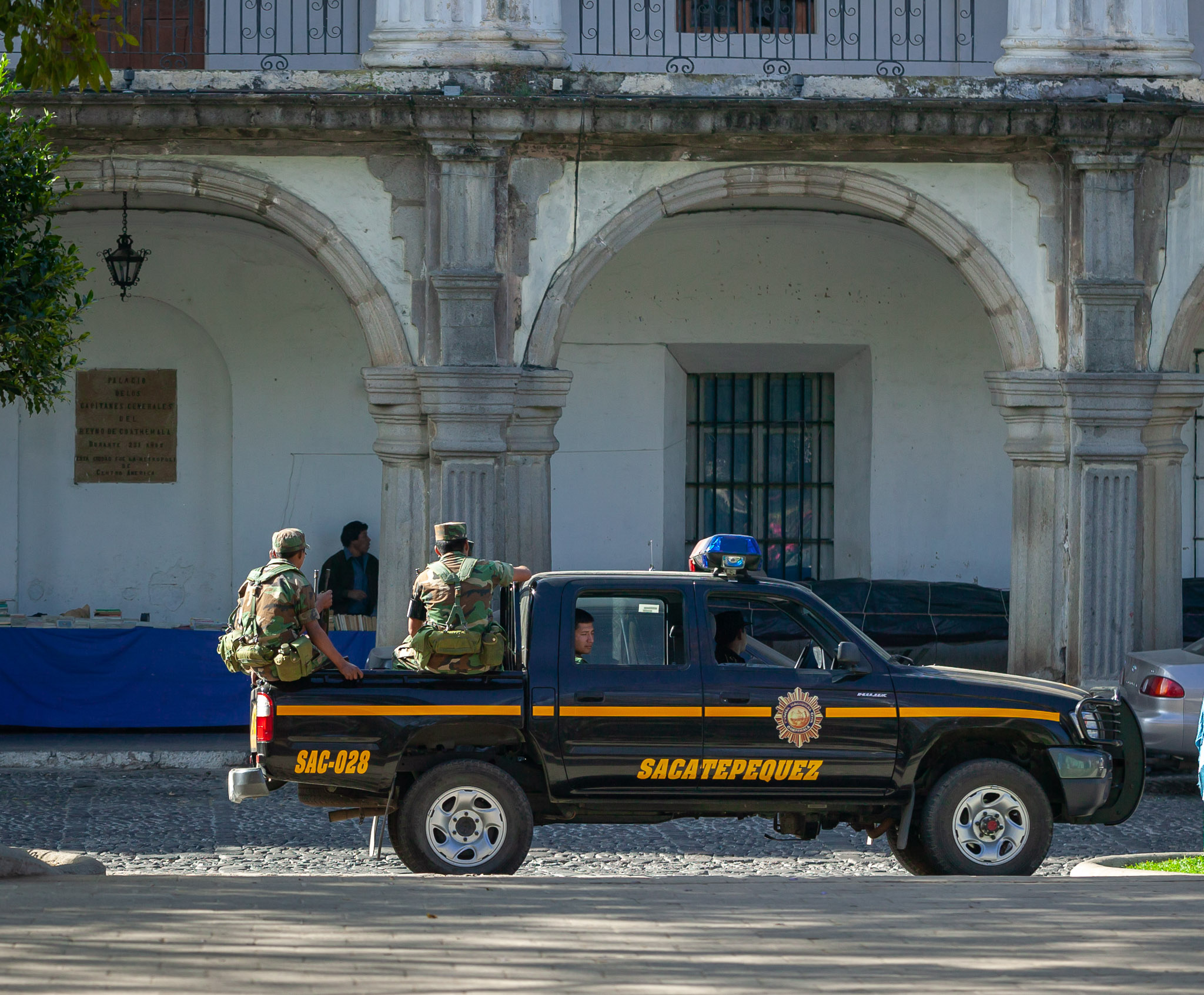 Security around Antigua