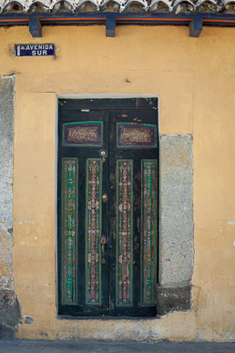 Decorated front door