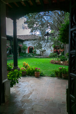 Popenoe historic house's garden