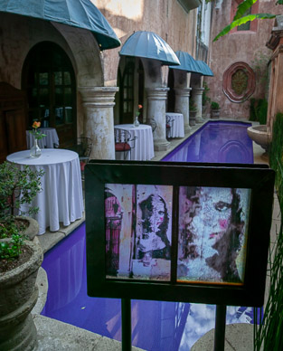 Restaurant pool area