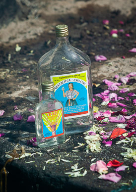 More Mayan ritual on hillside above town