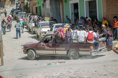 Modes of transportation into town