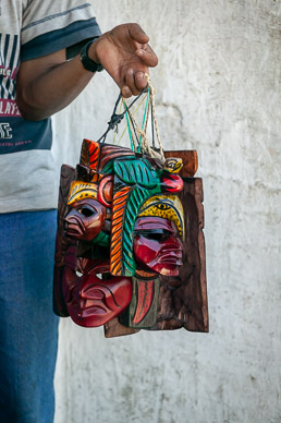 Town is famous for its masks