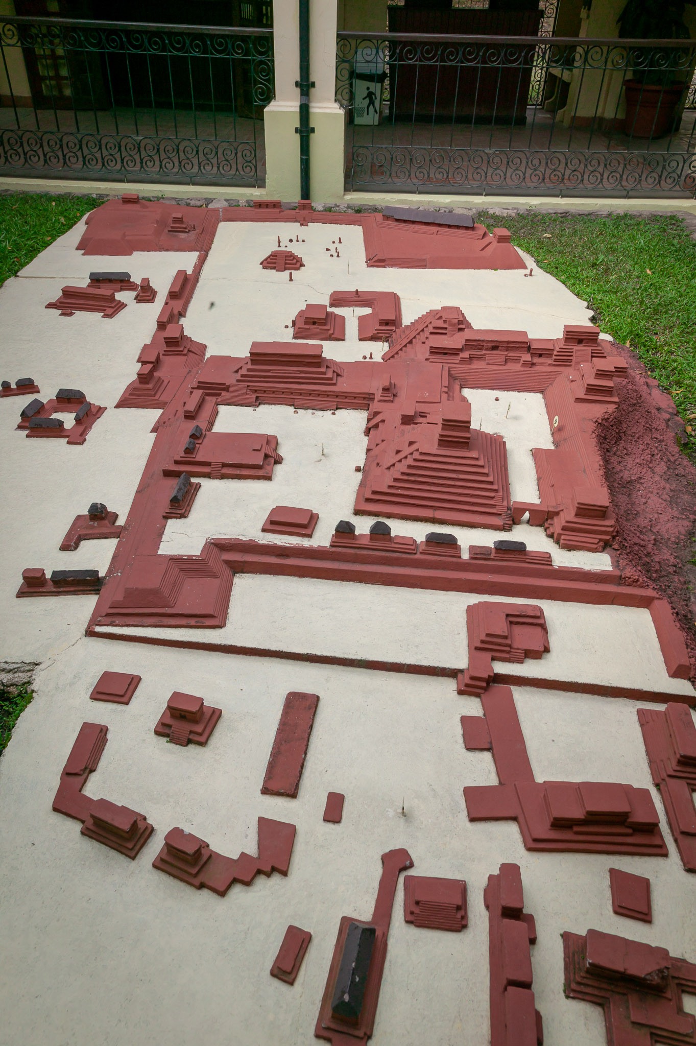 Model of Copan ruins
