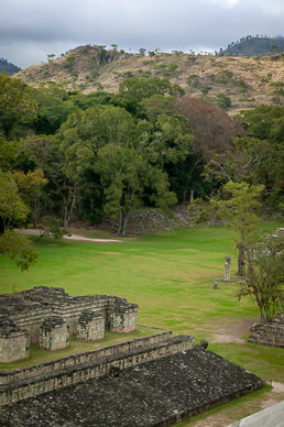 View from top of pyramid
