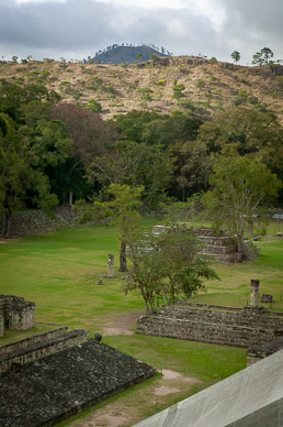 View from top of pyramid