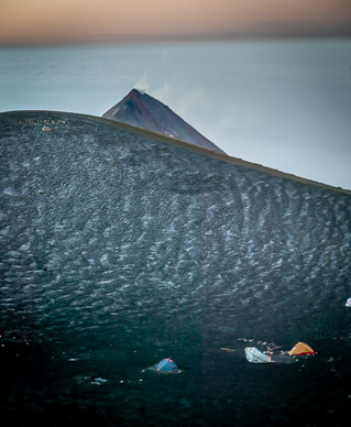 After a VERY windy night, awoke to frost!