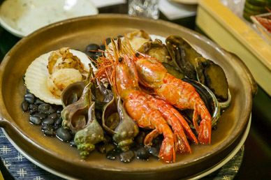 Traditional ryokan hotel in Otaru