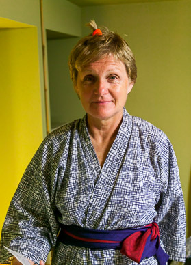 Traditional ryokan hotel in Otaru