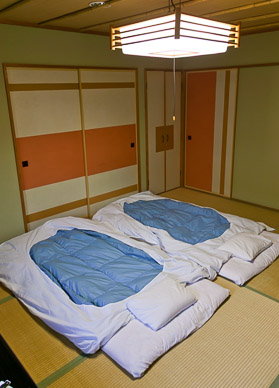 Traditional ryokan hotel in Otaru