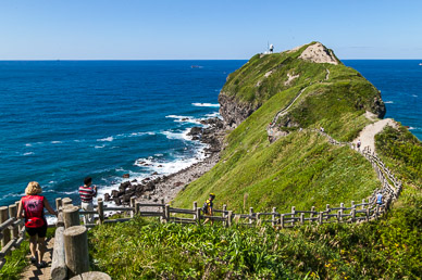 Riding around Shakotan Peninsula