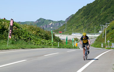 Riding around Shakotan Peninsula