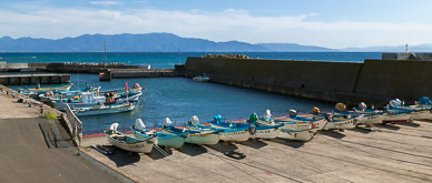 Riding around Shakotan Peninsula