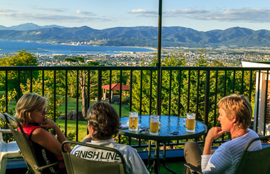 Relaxing at Iwanai resort