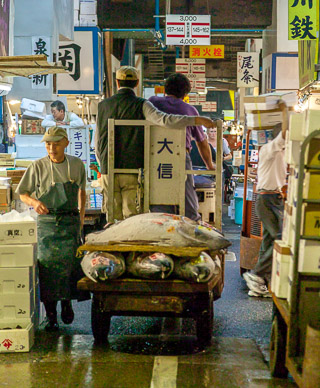 Tsukiji fish market