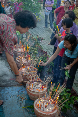 Buddhist ceremony as part of Songkran ("Water") Festival, aka the Thai New Year