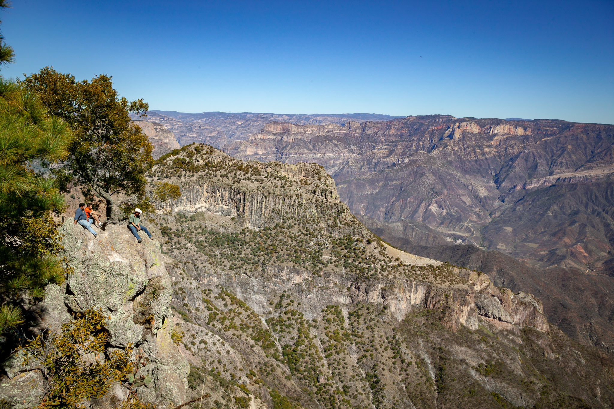 Copper Canyon views over Urique