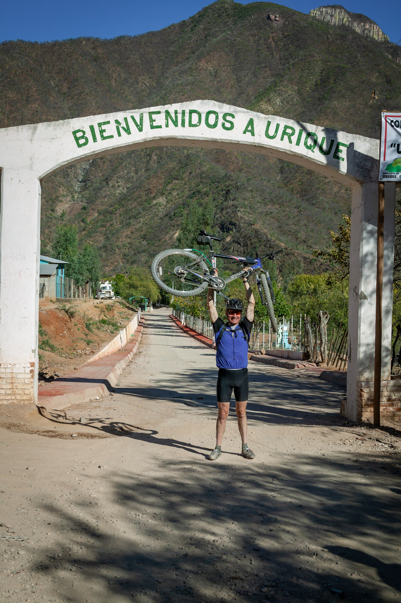 Entering Urique at bottom of Copper Canyon