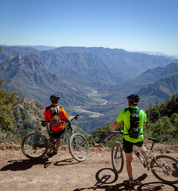 First Copper Canyon views over Urique