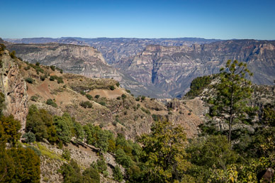 Copper Canyon views over Urique