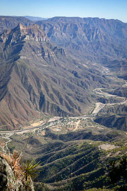 Urique at bottom of Copper Canyon