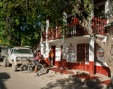 Town of Urique at bottom of Copper Canyon