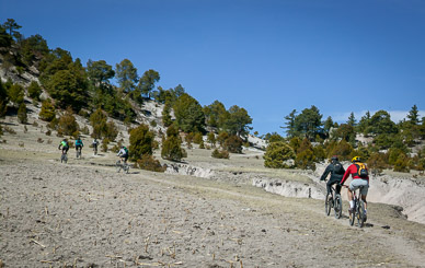 Riding from Valle de Monjes back to Creel
