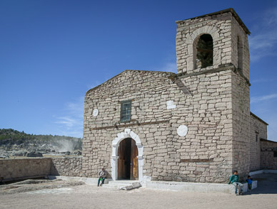 San Ignacio Mission church on way back to Creel