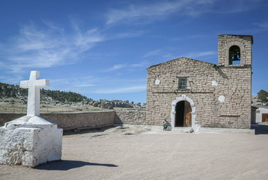 San Ignacio Mission church on way back to Creel