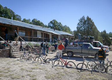 Arriving at Sierra Lodge near Cusárare Falls