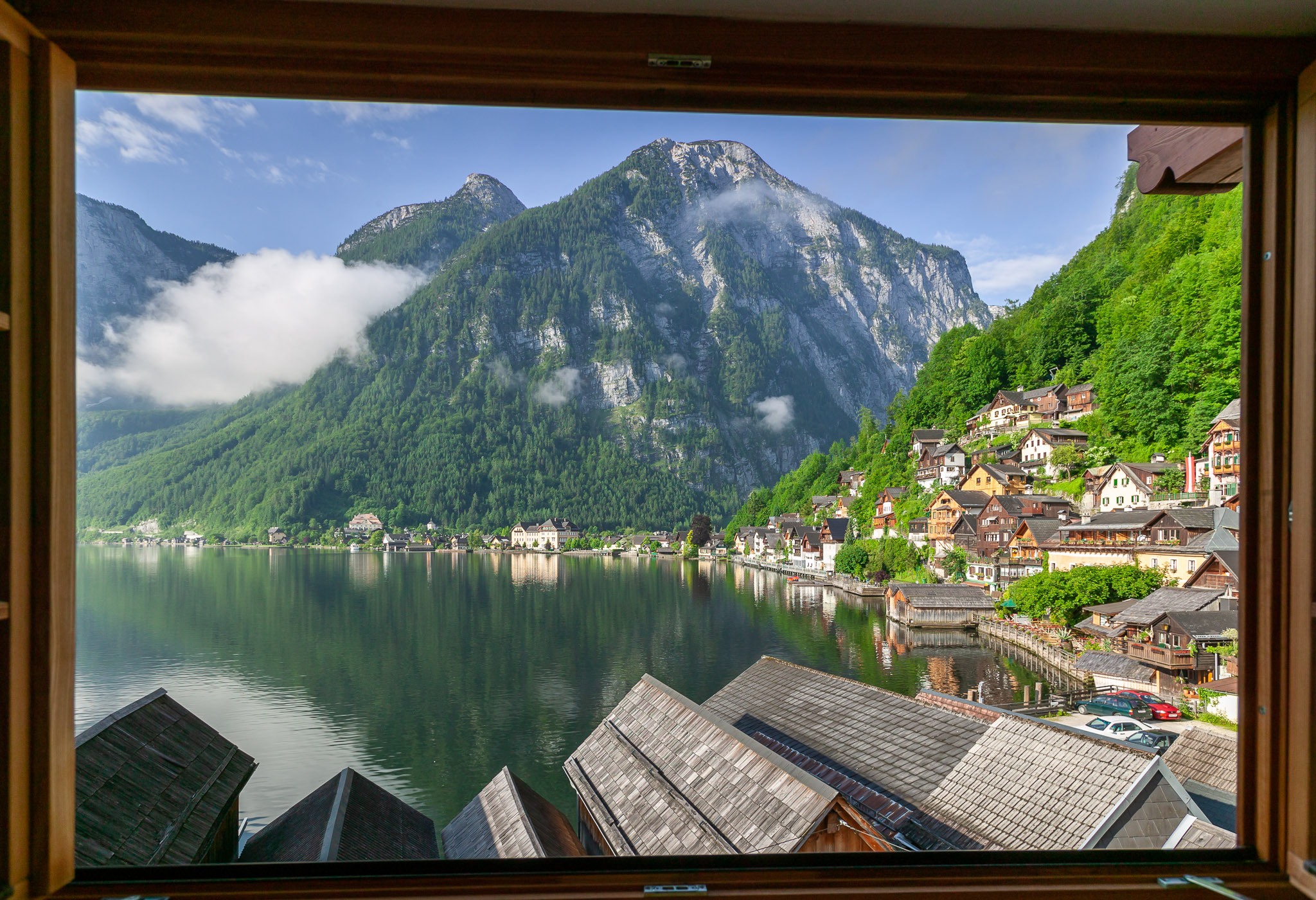 View from Pension Hallstätt