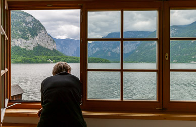 View from Pension Hallstätt