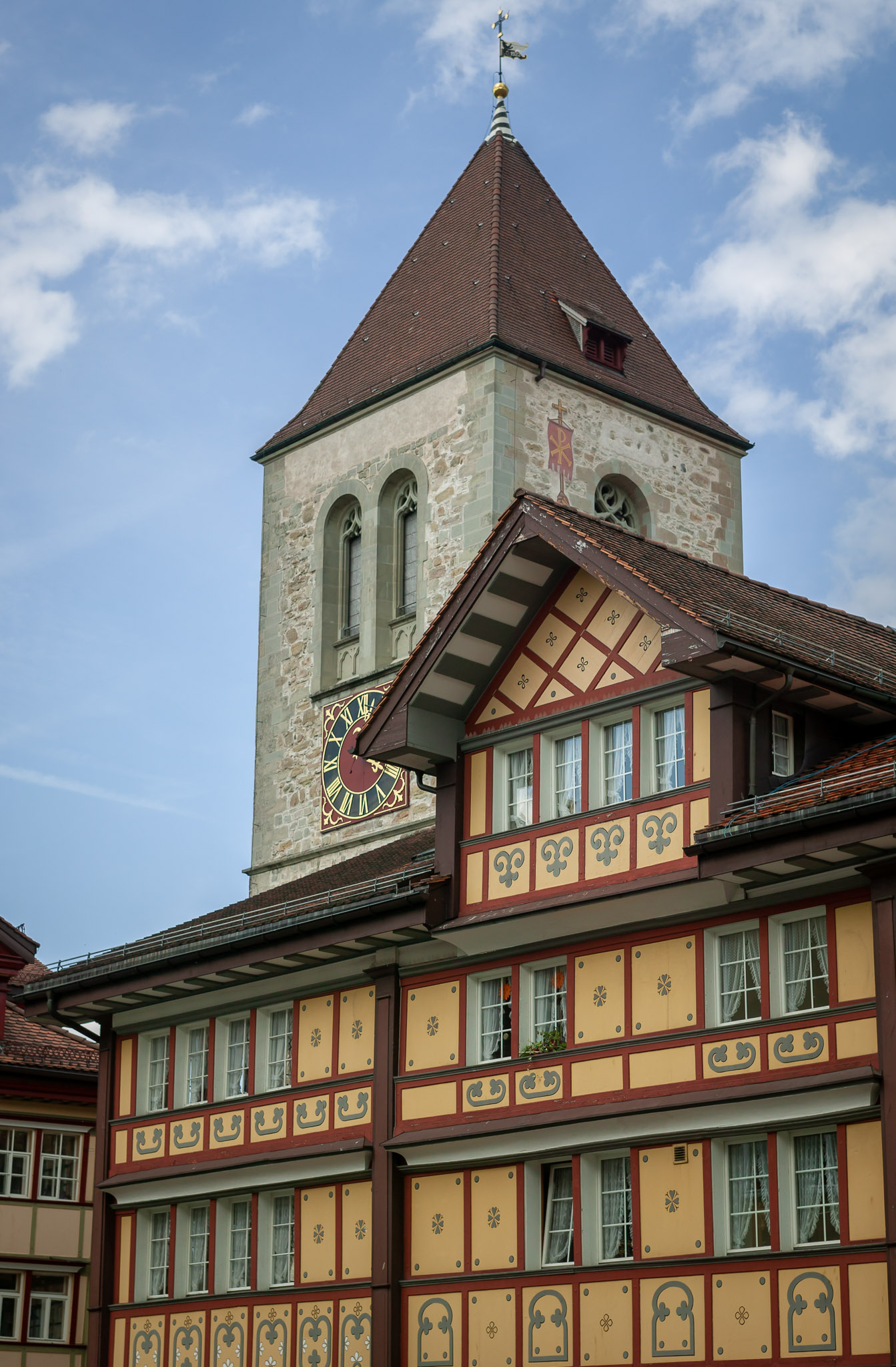Town of Appenzell – famous for cheese and distinctive local culture
