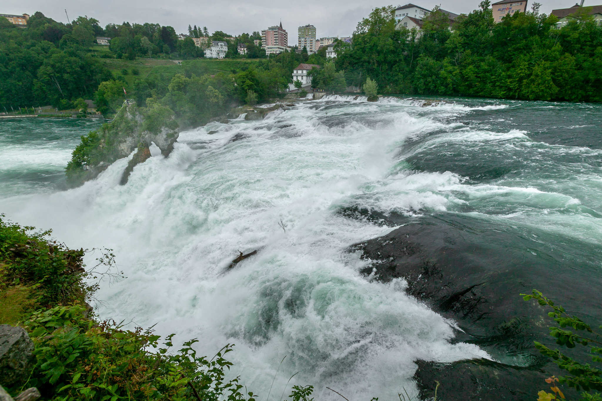 Rheinfall – huge falls on Rhine River