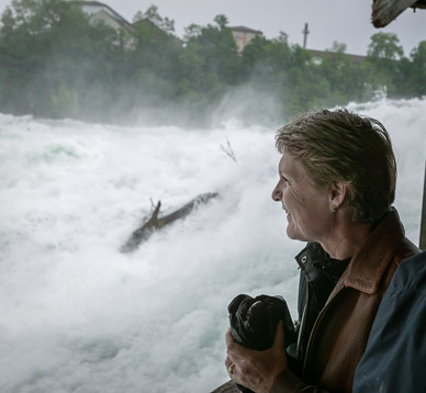 Rheinfall – huge falls on Rhine River