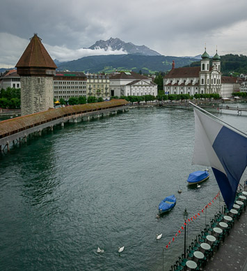 View from our room in Luzern