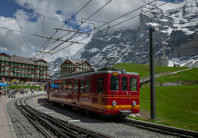 Kleine Scheidegg, at the foot of the Eiger, Mönch & Jungfrau