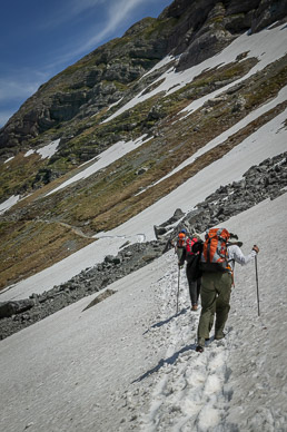 View along Schynige Platte-First-Grindelwald hike