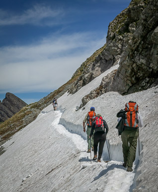 View along Schynige Platte-First-Grindelwald hike