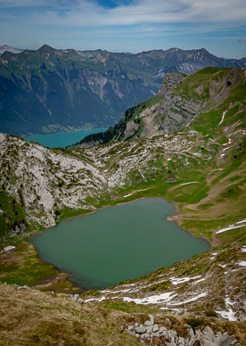 View along Schynige Platte-First-Grindelwald hike