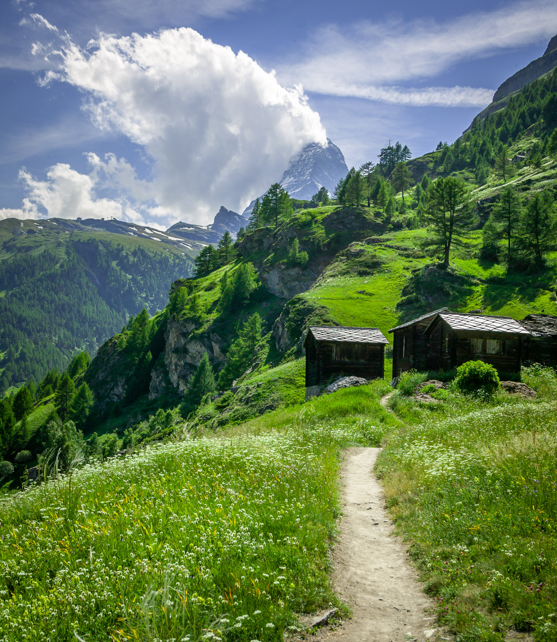 Hike from Zmutt to Zermatt