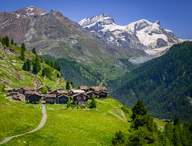 View from Zmutt to Furi