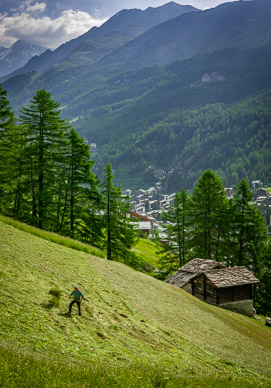 Hike from Zmutt to Zermatt