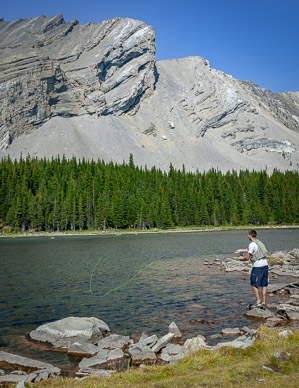 Fishing Lower Pickle Jar Lake, Alberta