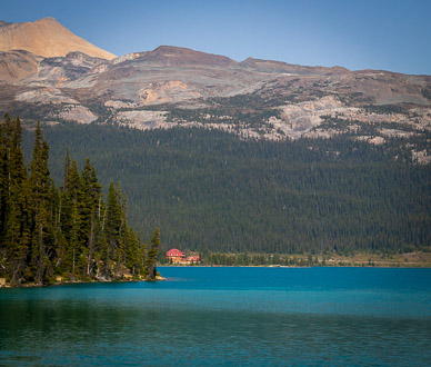 View back to Num-Ti-Jah Lodge