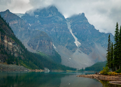 Early morning at Moraine Lake