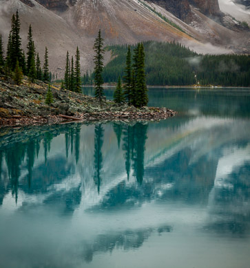 Clearning storm at Moraine Lake