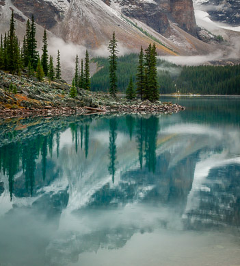 Clearning storm at Moraine Lake